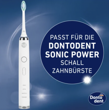 Dontodent Aufsteckbürsten universal Sonic Pro Clean, 3 St Универсальные насадки Sonic Pro Clean, 3 шт.