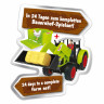 CRAZE - ADVENTSKALENDER 2026 CLAAS, Детский адвент-календарь 2026 CRAZE CLAAS с фермерскими фигурками и аксессуарами, 24 сюрприза
