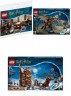 LEGO 3er Set: Harry Potter 30392 Hermines Schreibtisch - Polybag + Ungarischer Hornschwanz + Heulende Hutte und Peitschende Weide Набор из 3 предметов: Гарри Поттер 30392, письменный стол Гермионы — полиэтиленовый пакет + венгерская рогатка + воющий хатт