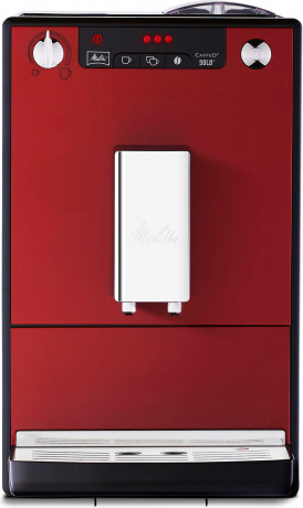 Melitta Melitta Kaffeevollautomat Solo E950-204, chili-red, Perfekt fur Cafe creme Espresso, nur 20cm breit Полностью автоматическая кофемашина Melitta Solo E950-204, чили-красный, идеально подходит для приготовления крем-эспрессо в кафе, ширина всего 2