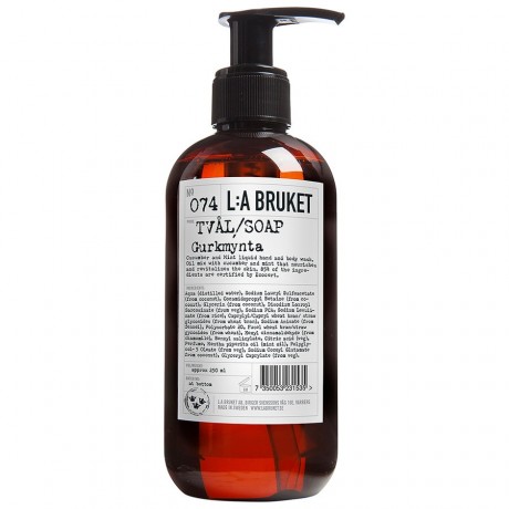 L:A BRUKET No.74 Cucumber/Mint Flussigseife Seifen, 250 мл