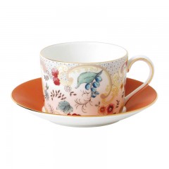 Wedgwood Wedgwood Wonderlust Teetasse Rococo Flowers 0,15 L mit Untertasse 14 cm 2-tlg. Wedgwood Wonderlust Чайная чашка Rococo Flowers 0,15 л с блюдцем 14 см 2 шт.