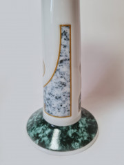 Hutschenreuther IG BCE Подсвечник "Под мрамор", 19,5см x 9,5см, Германия, 1960-70гг.