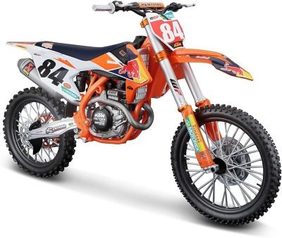 Maisto Modellmotorrad KTM Supercross 450 SX-F 18 Jeffrey Herlings (Massstab 1:6) Модель мотоцикла KTM Supercross 450 SX-F 18 Jeffrey Herlings (масштаб 1:6)
