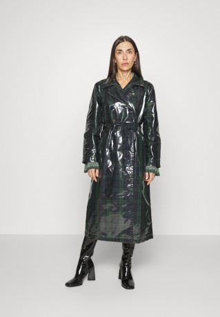 Tommy Hilfiger LAMINATED CHECK  Trenchcoat black watch LAMINATED CHECK Тренч черные часы