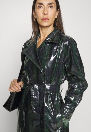 Tommy Hilfiger LAMINATED CHECK  Trenchcoat black watch LAMINATED CHECK Тренч черные часы