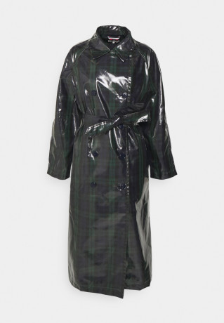 Tommy Hilfiger LAMINATED CHECK  Trenchcoat black watch LAMINATED CHECK Тренч черные часы