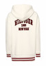 Tommy Hilfiger OVERSIZE VARSITY Zip-up sweatshirt ecru rot OVERSIZE VARSITY Толстовка на молнии экрю красный