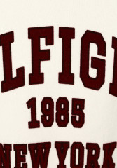 Tommy Hilfiger OVERSIZE VARSITY  Zip-up sweatshirt ecru rot OVERSIZE VARSITY Толстовка на молнии экрю красный