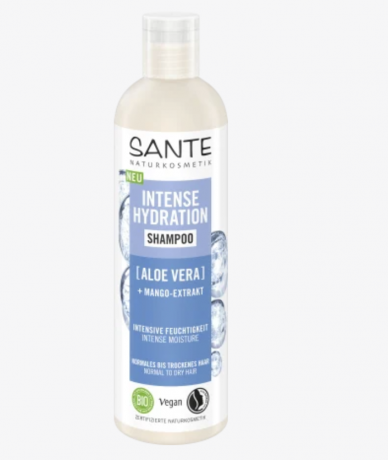 SANTE NATURKOSMETIK Shampoo Intense Hydration,  Шампунь Интенсивное увлажнение c натуральной гиалуроновой кислотой и тройным протеиновым комплексом, 250 мл