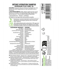 SANTE NATURKOSMETIK Shampoo Intense Hydration,  Шампунь Интенсивное увлажнение c натуральной гиалуроновой кислотой и тройным протеиновым комплексом, 250 мл
