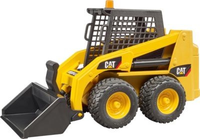 Bruder Kompaktlader Cat 23cm Котик с бортовым поворотом 23см