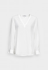 Tommy Hilfiger SOLID V NECK BLOUSE Blouse ecru БЛУЗКА С V-ОБРАЗНЫМ ВЫРЕЗОМ Блузка экрю