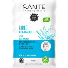 Sante Hydro Gel-Maske Naturliches Hyaluron &amp; Bio-Aloe Vera  Hydro Gel Mask Натуральная гиалуроновая кислота и органическое алоэ вера