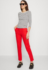 Tommy Hilfiger 1985 SLIM OPEN 3/4 Long sleeved top white/desert sky 1985 SLIM OPEN 3/4 Топ с длинными рукавами белое/пустынное небо