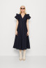 Tommy Hilfiger FRILL DRESS Day dress desert sky ПЛАТЬЕ С РЯБКАМИ Повседневное платье небо пустыни