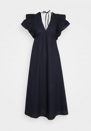 Tommy Hilfiger FRILL DRESS Day dress desert sky ПЛАТЬЕ С РЯБКАМИ Повседневное платье небо пустыни