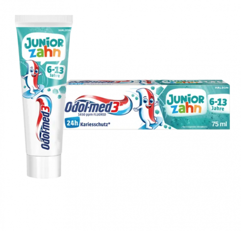 Зубная паста Odol-med3 Junior, Зубная паста для детей  6-13 лет, 50 мл