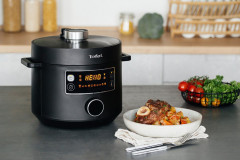Tefal Tefal Multikocher CY7548 Turbo Cuisine, 1090 W, 5 l Schussel, elektrischer Schnellkochtopf, 10 automatische Programme, vielseitig  Мультиварка Tefal CY7548 Turbo Cuisine, 1090 Вт, чаша 5 литров, электрическая скороварка, 10 автоматических программ, 