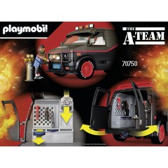 PLAYMOBIL 2er Set: 70750 The A-Team Van + 70645 Schlusselanhanger A-Team B.A. Набор из 2 предметов: 70750 Фургон команды А + 70645 Б.А. команды А.