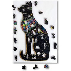 ANIWOOD Holz-Puzzle Agyptische Katze M (150 Teile) Деревянный пазл Египетский кот М (150 деталей)