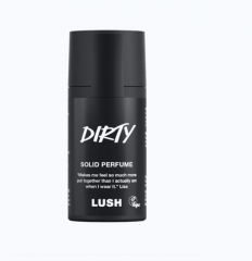 LUSH DIRTY Solid Perfume Твёрдые духи унисекс аромат с мятой, нероли и сандалом, компактный парфюм, свежий травяной запах, 11 г