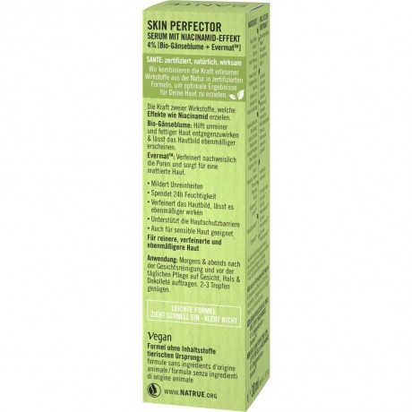 Sante Skin Perfector Serum mit Niacinamid-Effekt  Сыворотка Skin Perfector с эффектом ниацинамида