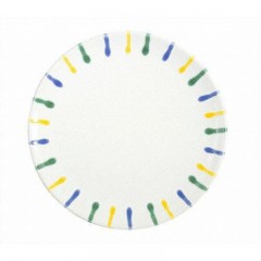 Gmundner Keramik Gmundner Keramik Buntgeflammt Speiseteller Cup 25 cm Gmundner Ceramics разноцветная тарелка с огненным пламенем 25 см