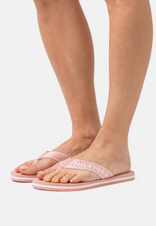 Tommy Hilfiger T-bar sandals soothing pink сандалии с Т-образной перемычкой успокаивающий розовый