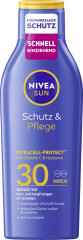 NIVEA SUN Schutz & Pflege Sonnenlotion LSF 30, 200 ml, Нивеа Солнцезащитный лосьон SPF 30, CitraCell Protect, витамин C и гиалурон, водостойкий, 200 мл