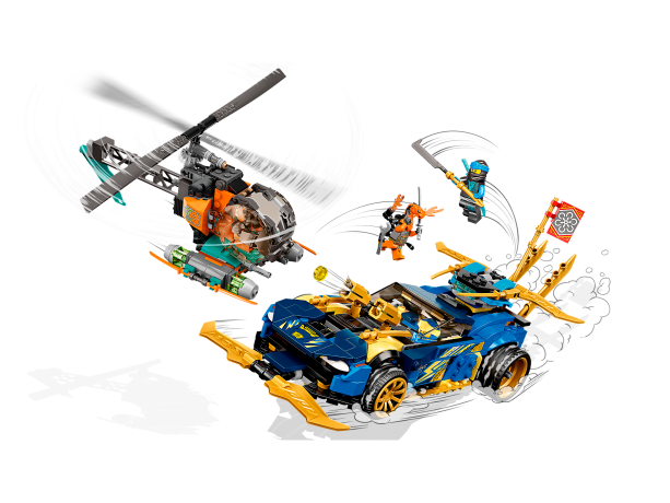 Lego Jays und Nyas Rennwagen EVO Гоночная машина Джея и Нии EVO