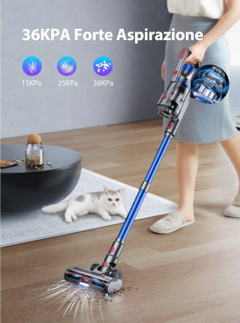 Buture Buture Akku-Hand-und Stielstaubsauger, 450,00 W, Beutellos, 33000 Pa Starke Saugleistung Staubsauger Kabelloser Staubsauger2200mAh Беспроводной ручной пылесос Buture, 450,00 Вт, без мешка, 33000 Па, сильная всасывающая способность, беспроводной пы