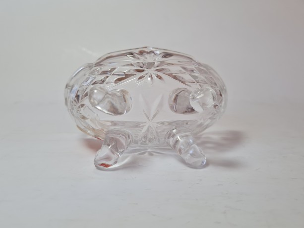 Anna Hutte Хрустальная чаша, 11см x 6.5см x 6см, Германия, 1960-70гг.