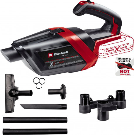 Einhell Einhell Akku-Handstaubsauger Power X-Change TE-HV 18/06 Li Solo, beutellos, ohne Akku und Ladegerat Беспроводной ручной пылесос Einhell Power X-Change TE-HV 18/06 Li Solo, без мешка, без аккумулятора и зарядного устройства
