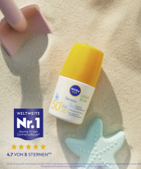 NIVEA SUN Babies &amp; Kids Sensitiv Sonnenroller LSF 50+, 50 ml, Нивеа Детский солнцезащитный ролик, SPF 50+, для чувствительной кожи, удобное нанесение, 50 мл