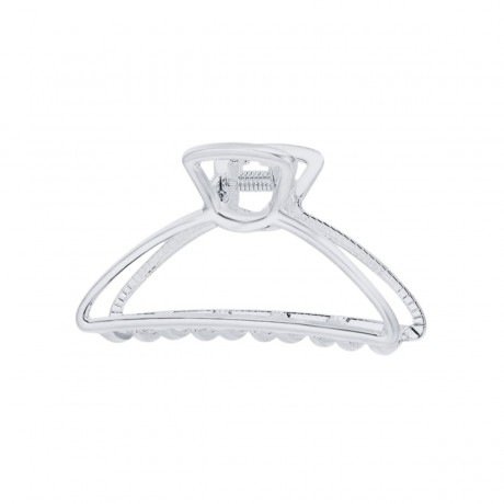 SOHO Tori Barette Small Metall Haarklemmer Silber Маленькая металлическая заколка для волос Tori Barette