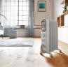 DeLonghi Vento, Масляный радиатор 1800 Вт, 9 секций, 3 режима, механическое управление, комнатный термостат, защитный термостат, эффект дымохода