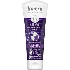 LAVERA Gute Nacht 2in1 Handcreme &amp; Maske, 75 ml, Лавера Крем-маска для рук Спокойной ночи 2 в 1, био-лаванда и масло ши, ночной уход, 75 мл