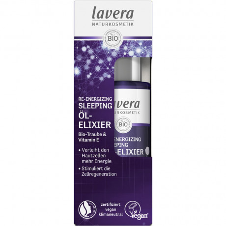 LAVERA Re-Energizing Sleeping Ol-Elixier, 30 ml, Лавера Масляный эликсир для лица восстанавливающий ночной уход, 30 мл