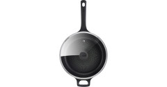 Tefal Tefal Schmorpfanne Trattoria Pro, O 28cm schwarz, mit Glasdeckel schwarz Сотейник Tefal Trattoria Pro, O 28см, черный, со стеклянной крышкой