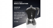 Bialetti Bialetti Moka Induction, Espressomaschine schwarz/silber, 6 Tassen schwarz, silber Bialetti Moka Induction, кофемашина для эспрессо черный/серебристый, 6 чашек