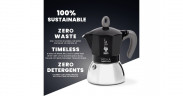 Bialetti Bialetti Moka Induction, Espressomaschine schwarz/silber, 6 Tassen schwarz, silber Bialetti Moka Induction, кофемашина для эспрессо черный/серебристый, 6 чашек