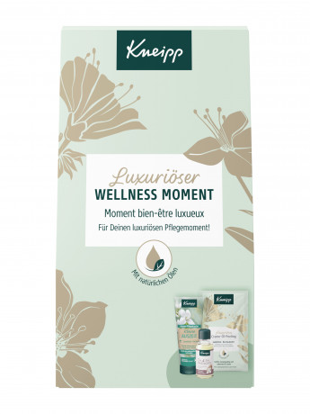 Kneipp Luxurioeser Wellness Moment Geschenkset, 1 Stueck, Kneipp подарочный набор Luxurioeser Wellness Moment с гелем для душа, скрабом и массажным маслом, 1 шт,