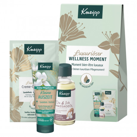 Kneipp Luxurioeser Wellness Moment Geschenkset, 1 Stueck, Kneipp подарочный набор Luxurioeser Wellness Moment с гелем для душа, скрабом и массажным маслом, 1 шт,
