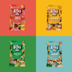 BitesWeLove Adventskalender 2026, 24 Protein-, Hafer-, Nuss- und Huelsenfrucht-Snacks, 1050 g, BitesWeLove Адвент-календарь 2026 с протеиновыми и овсяными батончиками, ореховыми и бобовыми снеками, 24 упаковки, 1050 г