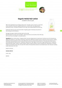 Krauterhaus Sanct Bernhardt Biological Herbal Hair Tonic, 500 мл