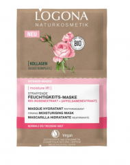 Logona Straffende Feuchtigkeits-Maske Bio-Rosenextrat &amp; Bio-Apfelsamenextrakt Укрепляющая увлажняющая маска Logona с органическим экстрактом розы  8мл