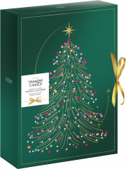 Yankee Candle Fragrance Lovers Advent Calendar 2026, Yankee Candle Fragrance Lovers Адвент-календарь 2026 с 24 ароматическими свечами двенадцати ароматов и подсвечником, 25 предметов