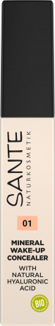 SANTE Mineral Wake up Concealer 01 Neutral Ivory, 8 ml, Санте Минеральный консилер Wake Up, оттенок 01 Neutral Ivory, для маскировки тёмных кругов и неровностей тона, 8 мл