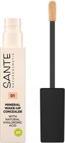 SANTE Mineral Wake up Concealer 01 Neutral Ivory, 8 ml, Санте Минеральный консилер Wake Up, оттенок 01 Neutral Ivory, для маскировки тёмных кругов и неровностей тона, 8 мл